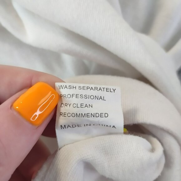 Spadehill Womens White Long Sleeve Top 2XL Criss Cross Casual Lightweight Beachy - Picture 4 of 9